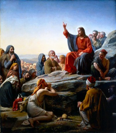 Jesus talking